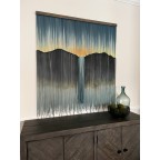 "Sunset Over Waterfall" Wall Hanging