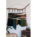 Earthy Woodland Macramé Wall Hanging