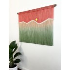 Sunset Peaks wall hanging